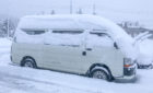 雪国らしい、降雪♪